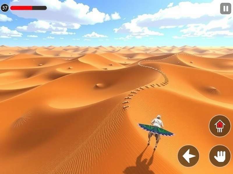 Dashing Dunes Gameplay Screenshot